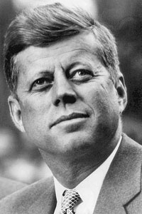 Rostro de John F. Kennedy