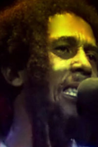 Rostro de Bob Marley