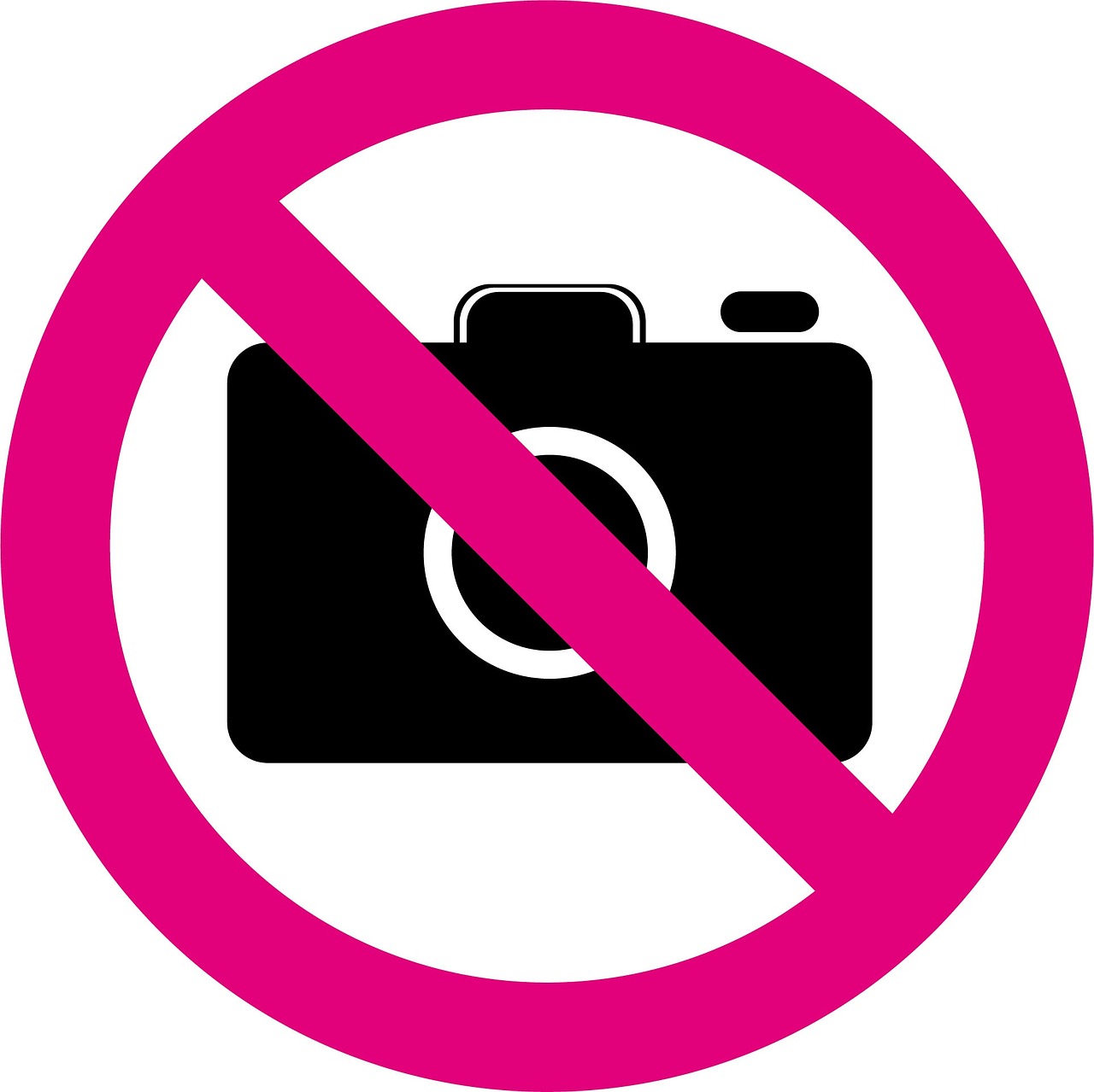 Sign do not take photos