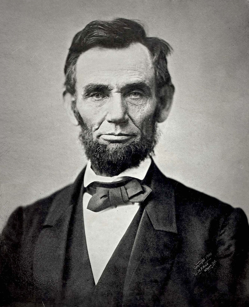 Abraham Lincoln, the sixteenth President of the United States