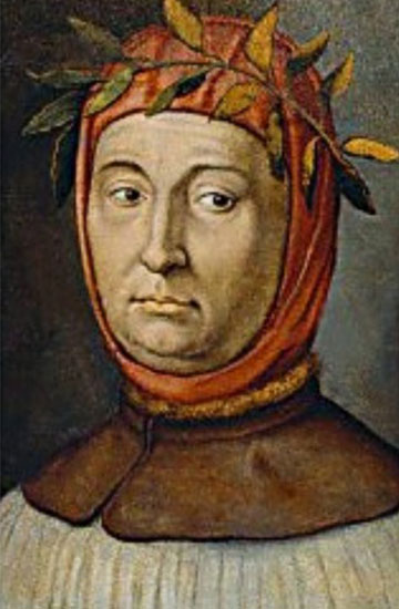 Retrato de Francisco Petrarca